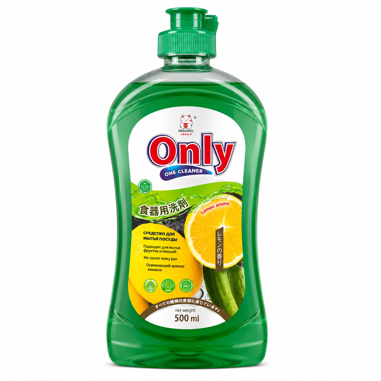 Средство для мытья посуды ONLY ONE CLEANER Лимон пуш-пул 500мл