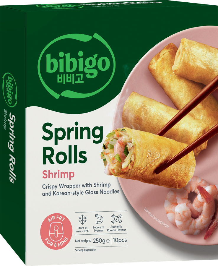 Спринг-роллы Bibigo С креветками 250г