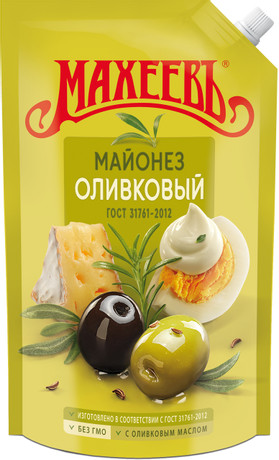 Майонез Махеевъ Оливковый 50,5% 770г