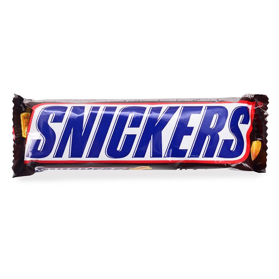 Батончик шоколадный Snickers 50.5г