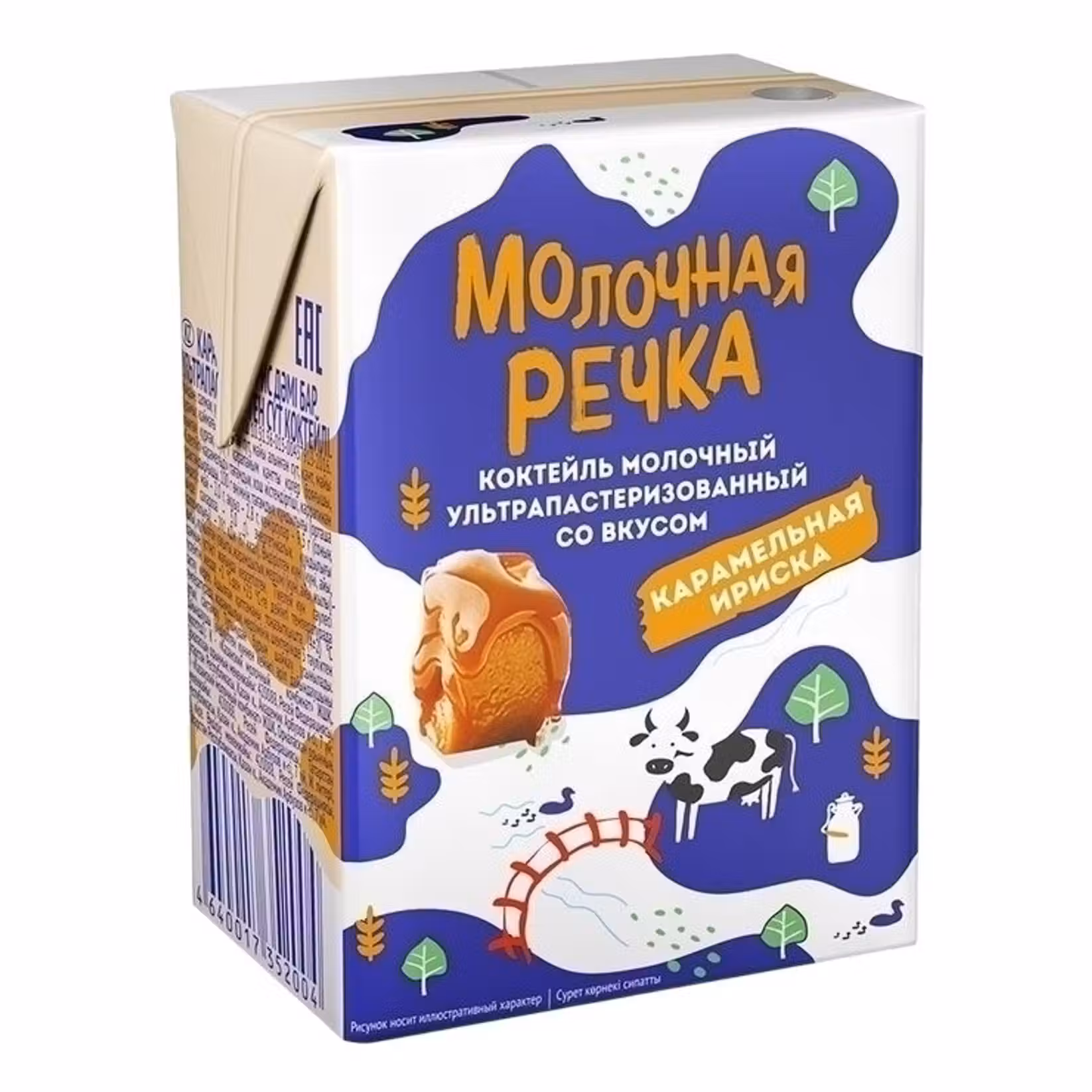 Коктейль Молочная речка Карамельная ириска 2% 200мл