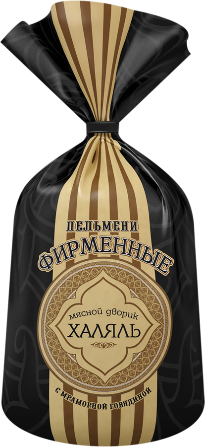 Пельмени МЯСНОЙ ДВОРИК Фирменные халяль 800г