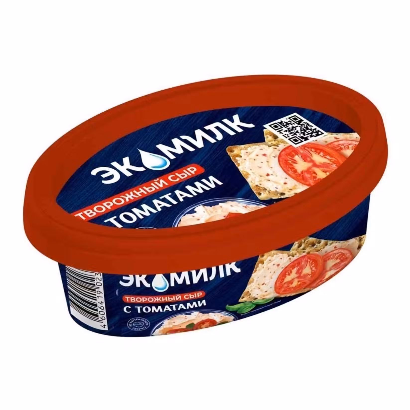 Сыр творожный Экомилк с томатами 60% 120г