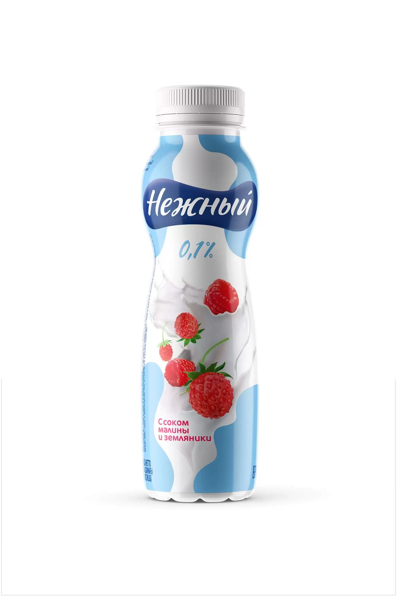 Йогуртный продукт Нежный малина-земляника 0.1% 285г