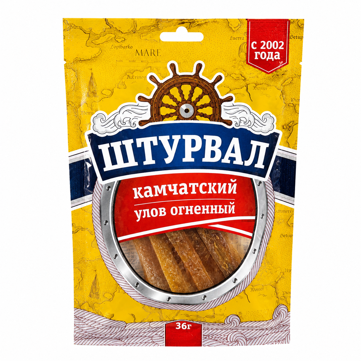 Минтай с перцем Штурвал Камчатский улов огненный 36г
