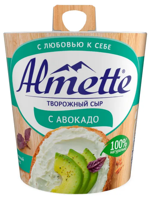 Сыр творожный Almette с авокадо 150г