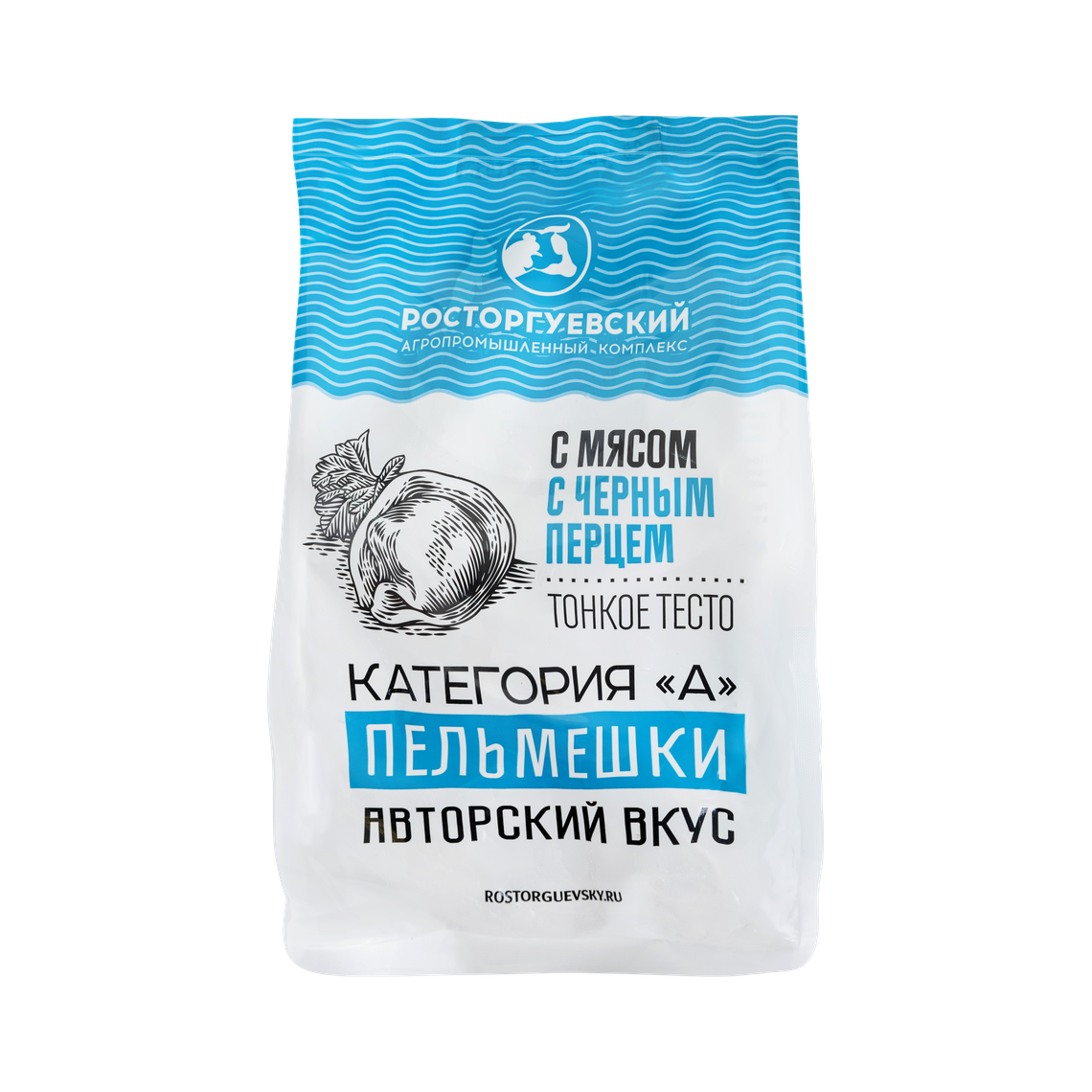 Пельмени Росторгуевские с мясом и черным перцем 700г