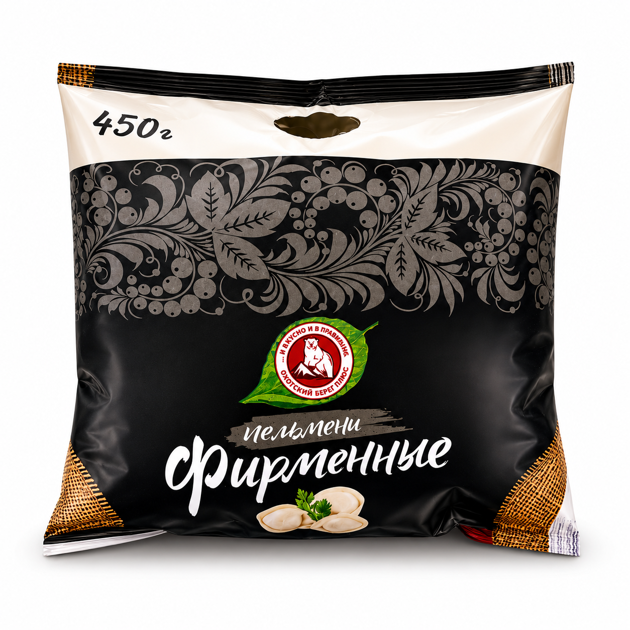 Пельмени Фирменные Охотский берег плюс 450г