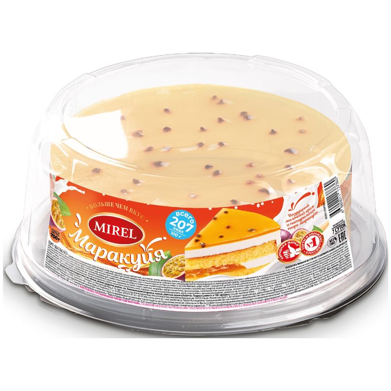 Торт Mirel Маракуйя 750г