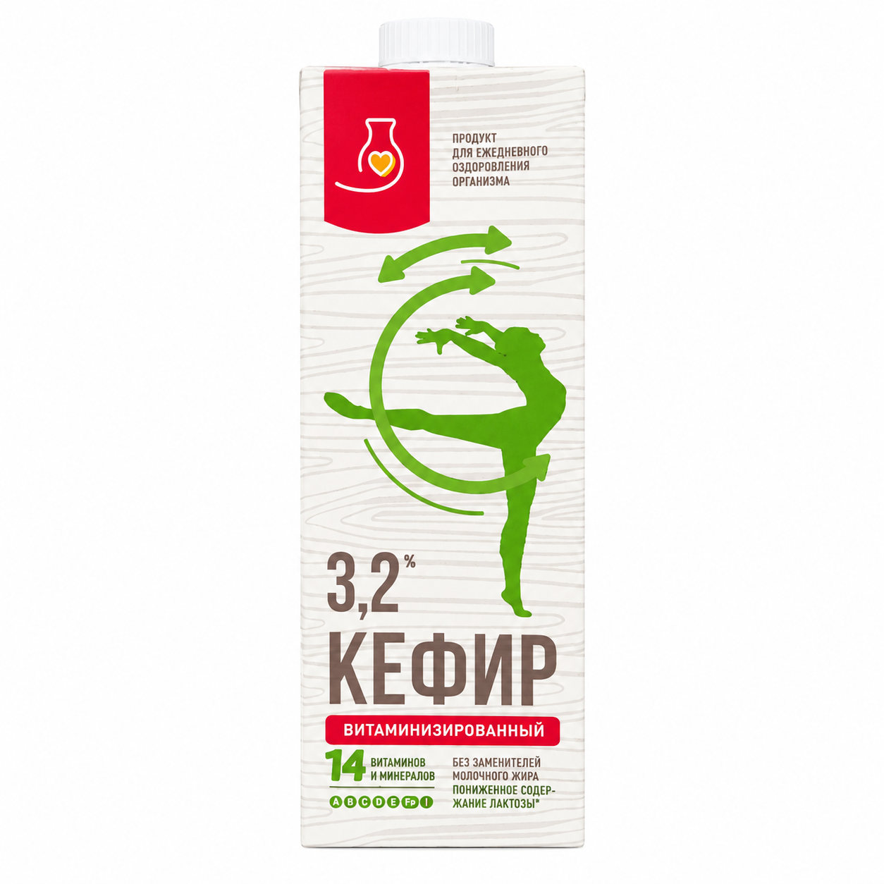 Кефир 3,2% Витаминизированный 1л