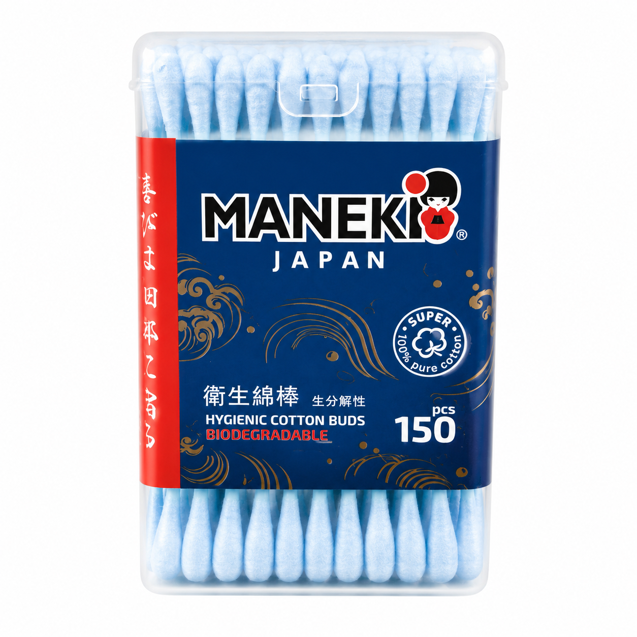 Ватные палочки Maneki japan 150шт