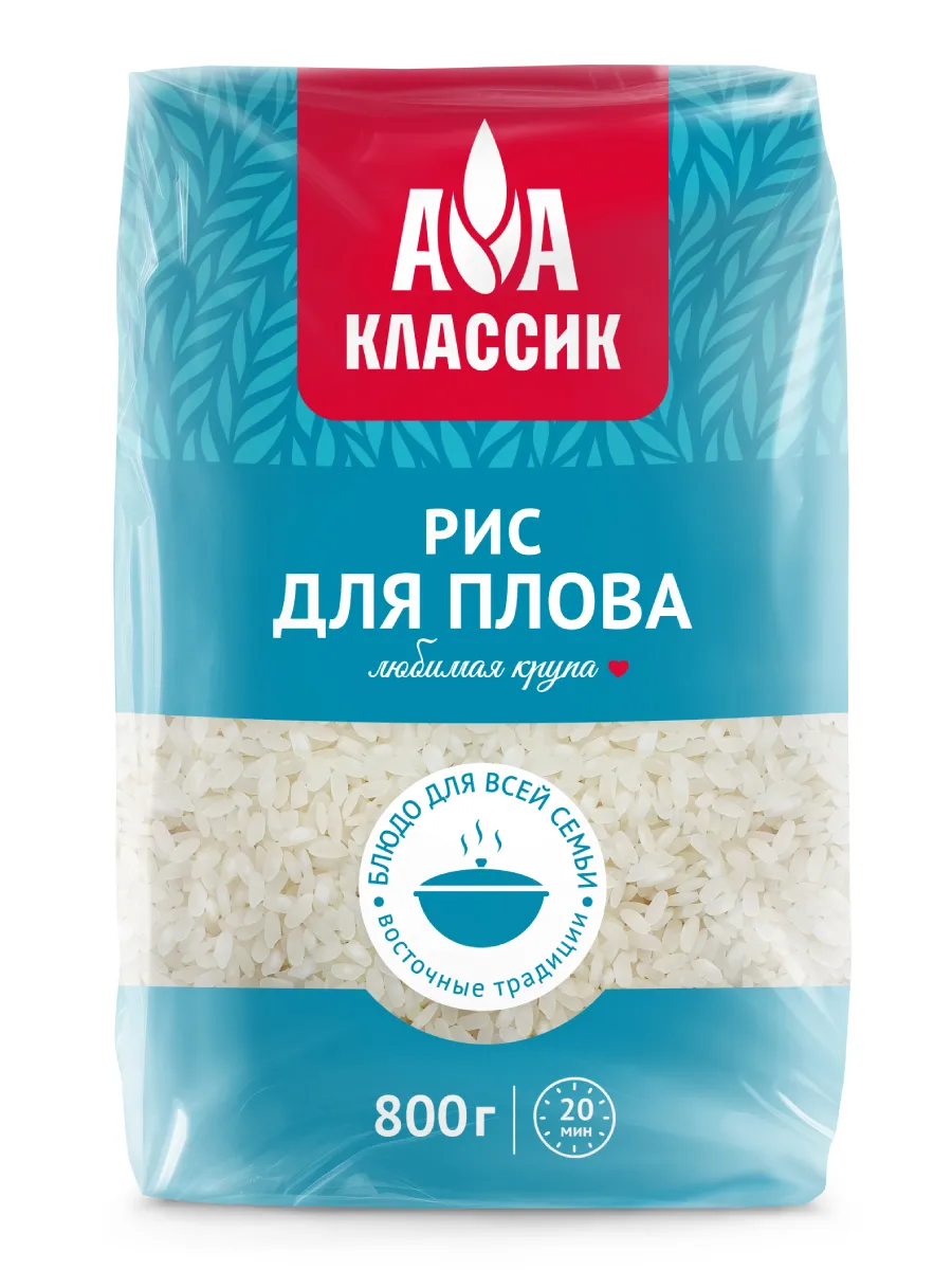 Крупа Рис для плова Агро-Альянс 800г