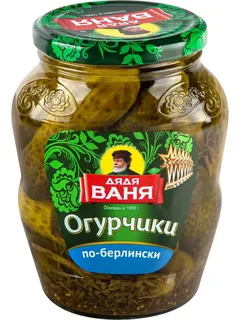 Огурцы маринованные Дядя Ваня По-берлински 680г