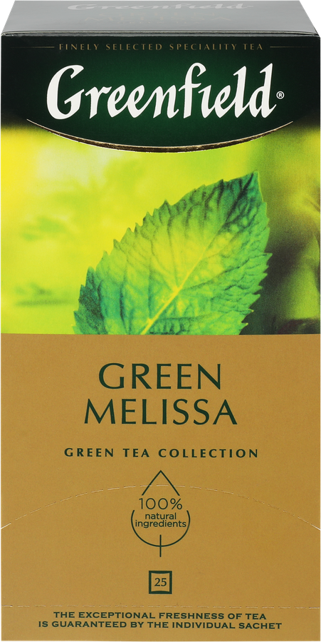 Чай зеленый GREENFIELD Green Melissa 25пак