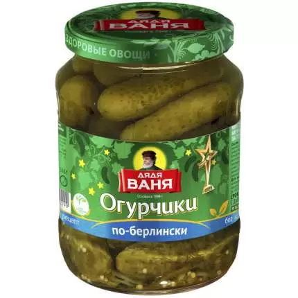 Огурцы маринованные Дядя Ваня По-берлински 950г