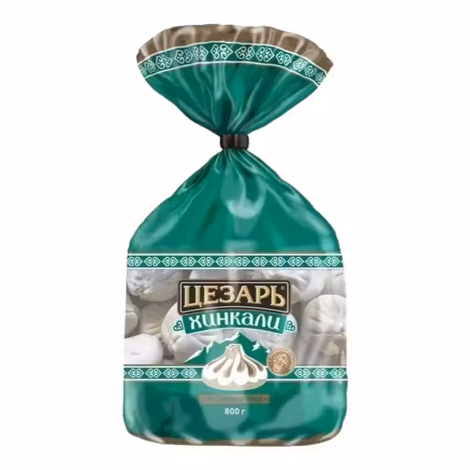 Хинкали Цезарь из свежего мяса 800г
