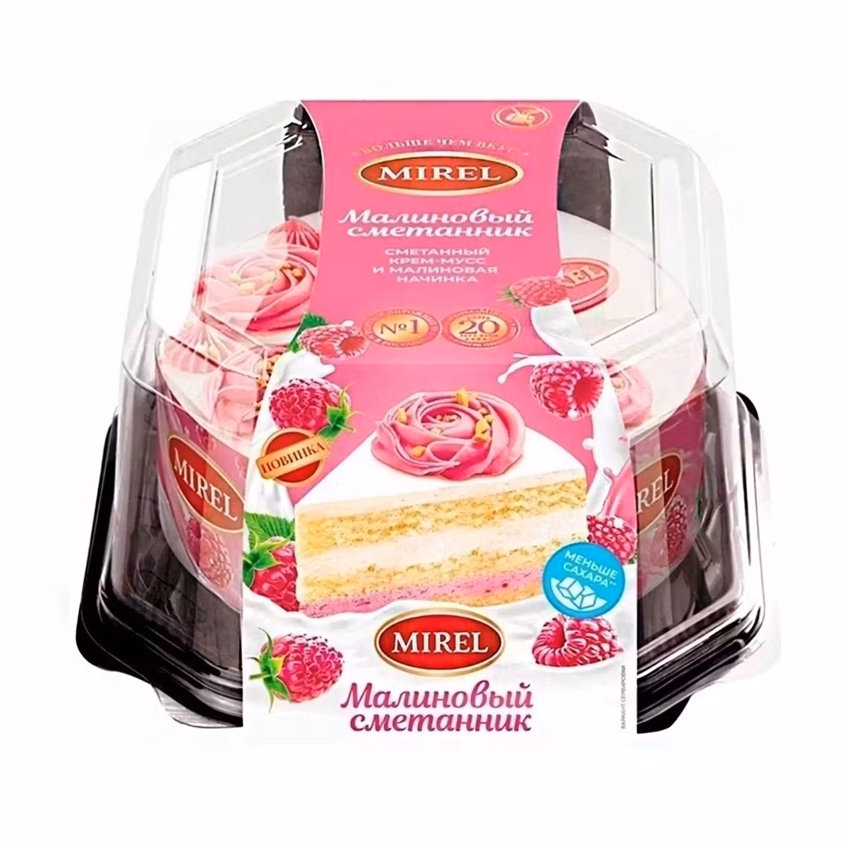 Торт Mirel Сметанник малиновый 650 г