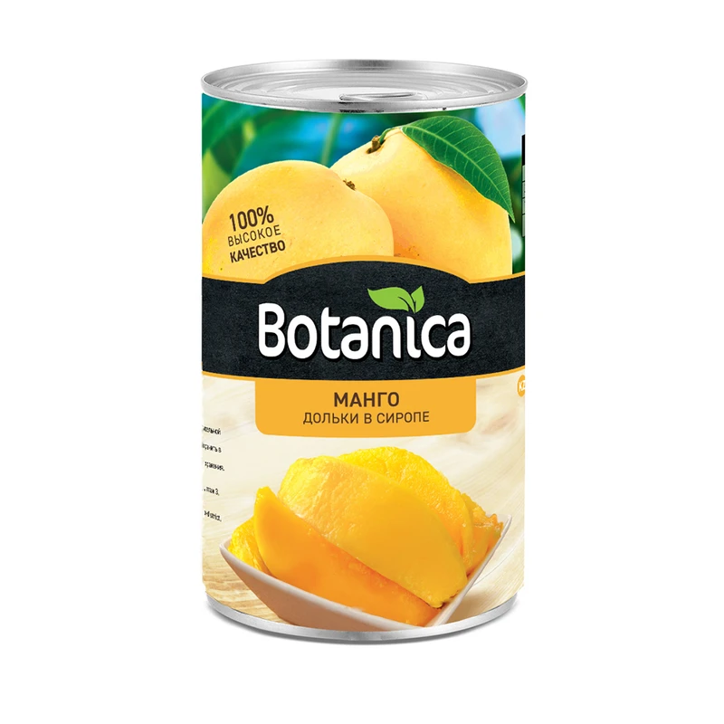 Компот Манго дольки в сиропе Botanica 425мл