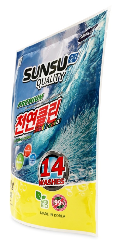 Стиральный порошок SUNSU QUALITY для цветного белья, бесфосфатный, концентрированный 500г