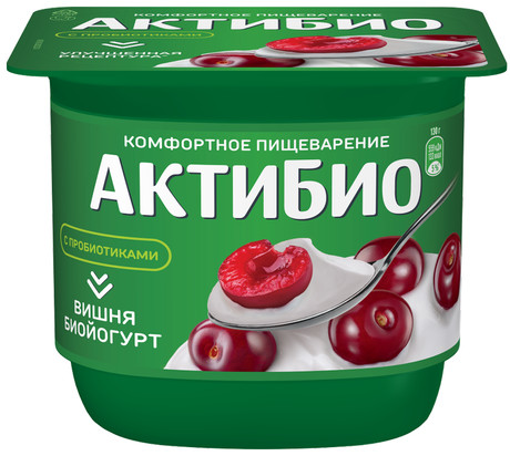 Йогурт Актибио вишня 2.9% 130г