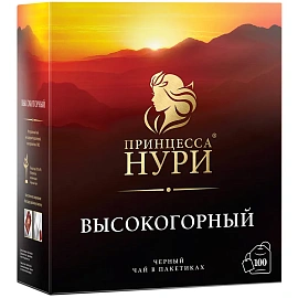 Чай Принцесса Нури Высокогорный черный 100пак