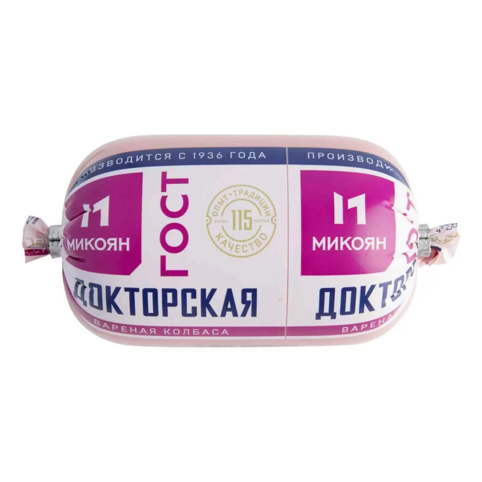 Колбаса вареная Докторская ГОСТ Микоян 400г 