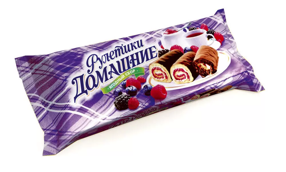 Рулеты Домашние мини Ягодный сбор 150г