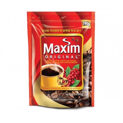 Кофе натуральный растворимый сублимированный Maxim 190г