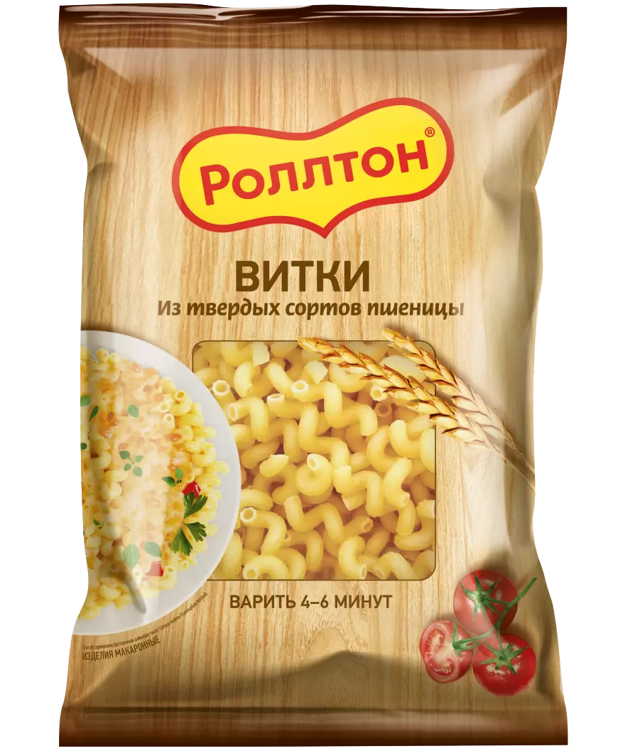 Макароны Роллтон Витки 400г