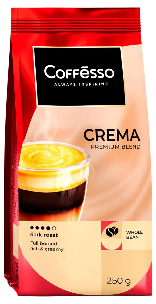 Кофе зерновой Coffesso Crema 250г