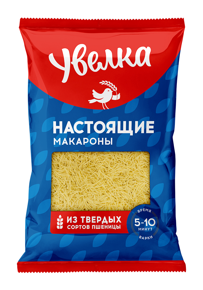 Макароны Увелка Вермишель Любительская  450г