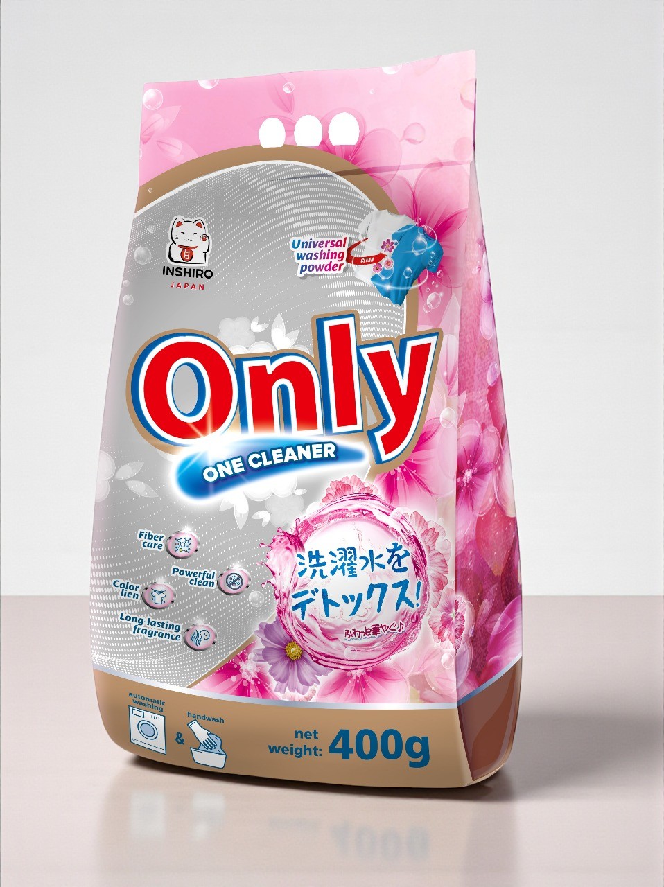 Порошок стиральный ONLY ONE CLEANER  суперчистота универсальный 400г