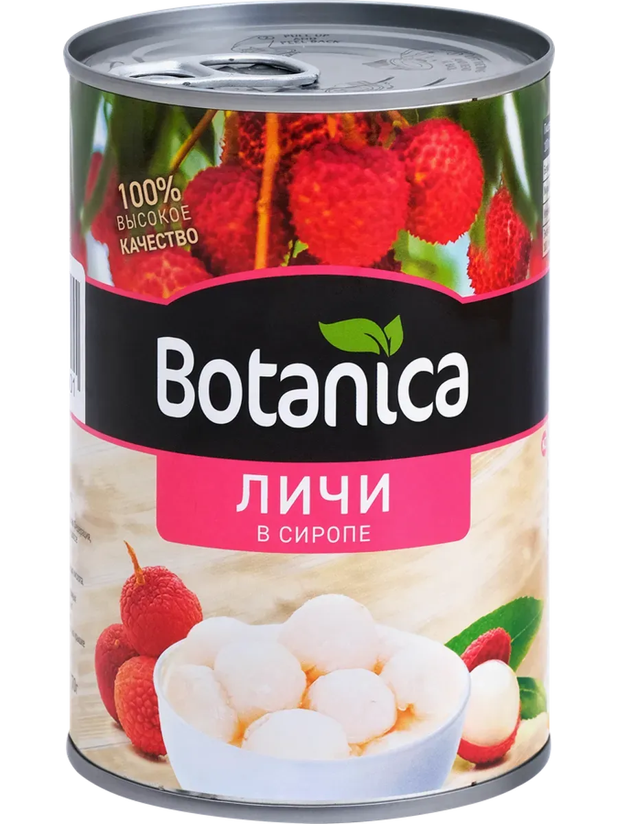 Компот Личи в сиропе Botanica 425мл