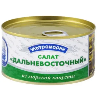 Салат Ультрамарин Дальневосточный из морской капусты 220г