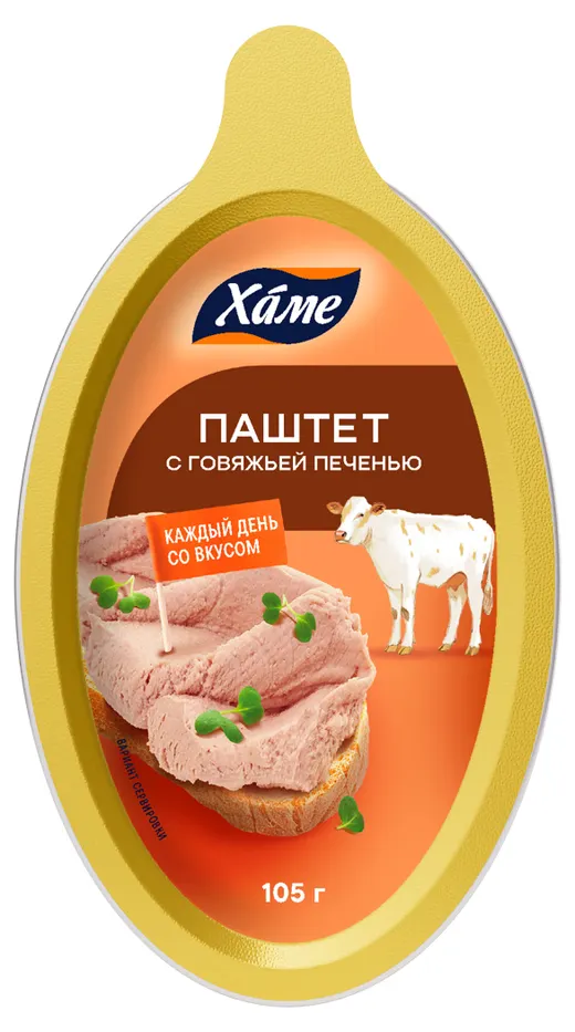 Паштет с говяжьей печенью Hame 105 г