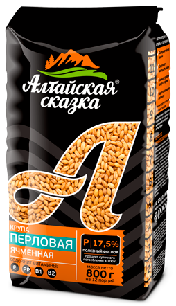 Крупа Перловая Алтайская сказка 800г