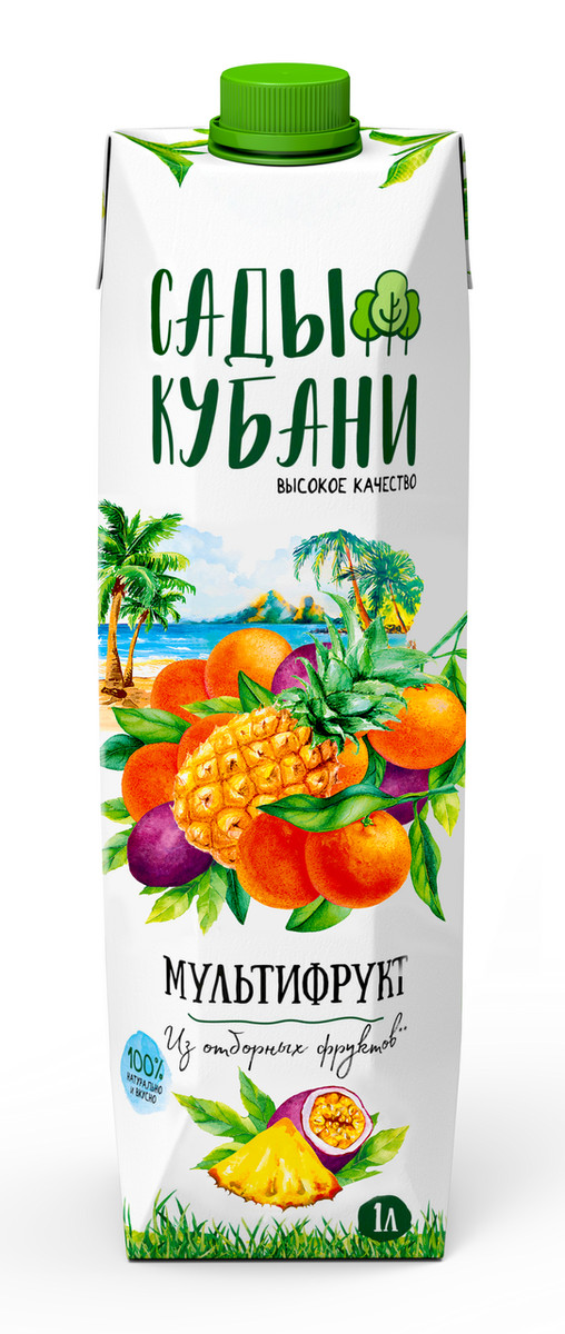 Нектар Сады Кубани мультифруктовый 1л