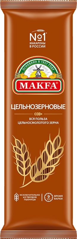 Макароны Makfa Вермишель длинная цельнозерновая 500г