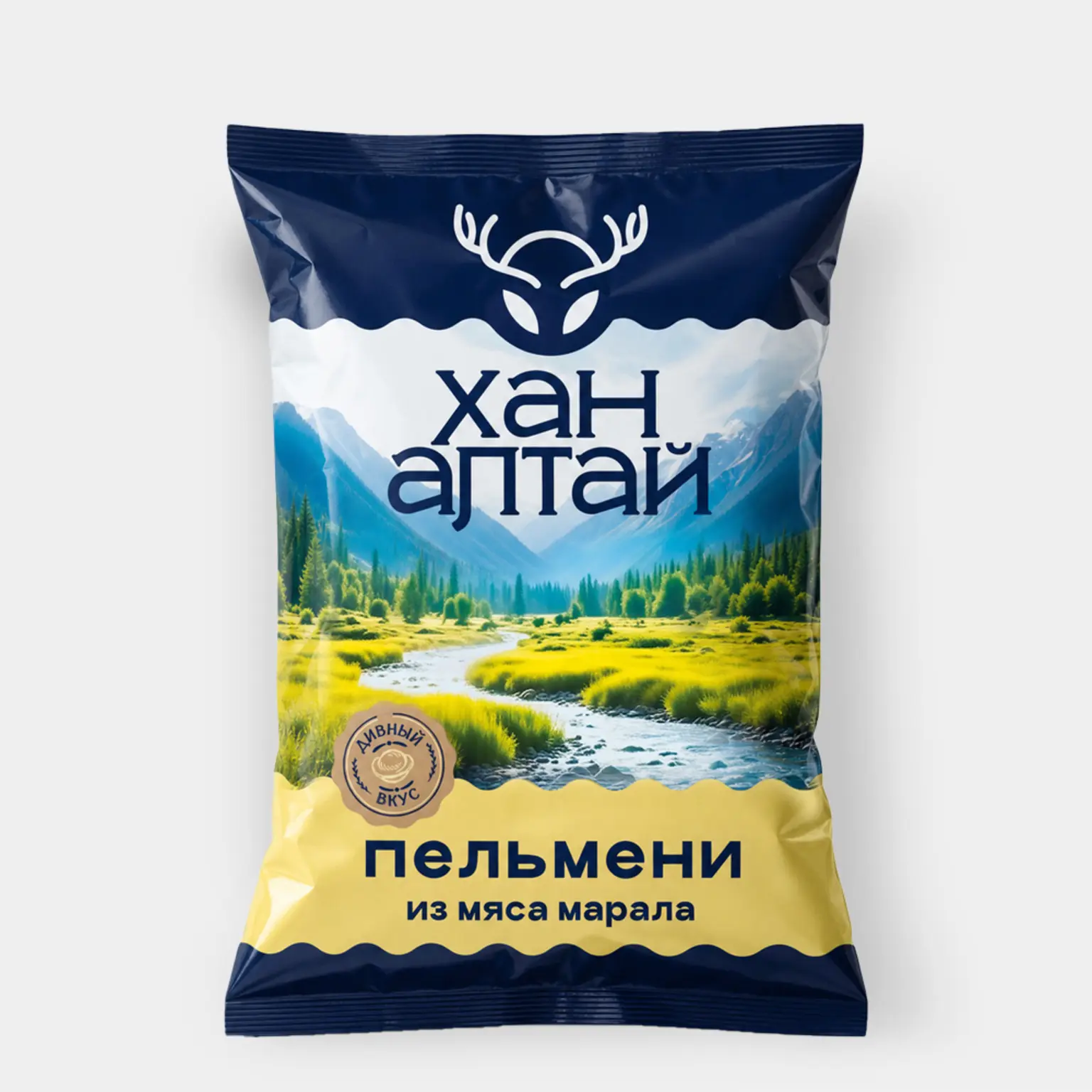 Пельмени Хан-Алтай из мяса марала 800г