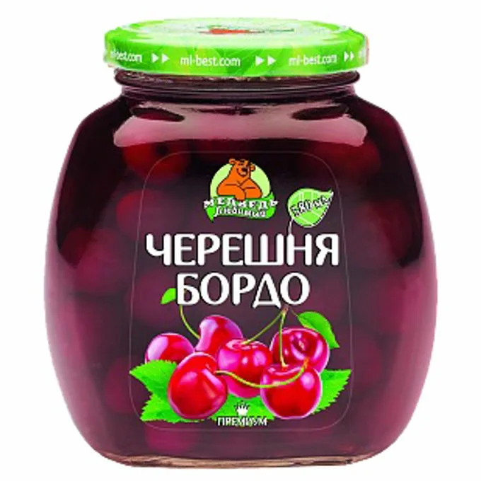 Компот Черешня Бордо Медведь Любимый 580мл 