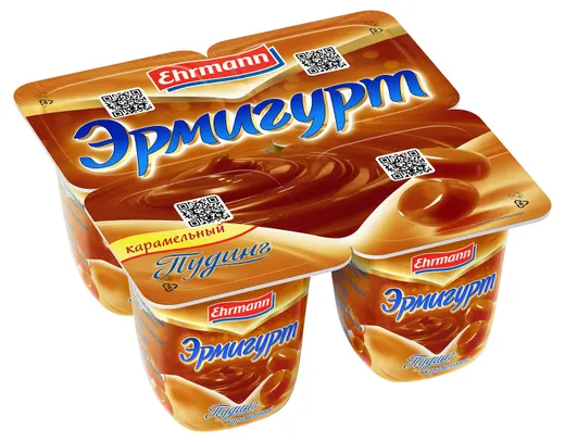 Пудинг Ehrmann Эрмигурт карамельный 3% 100г