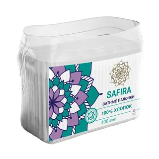 Ватные палочки Safira 400шт