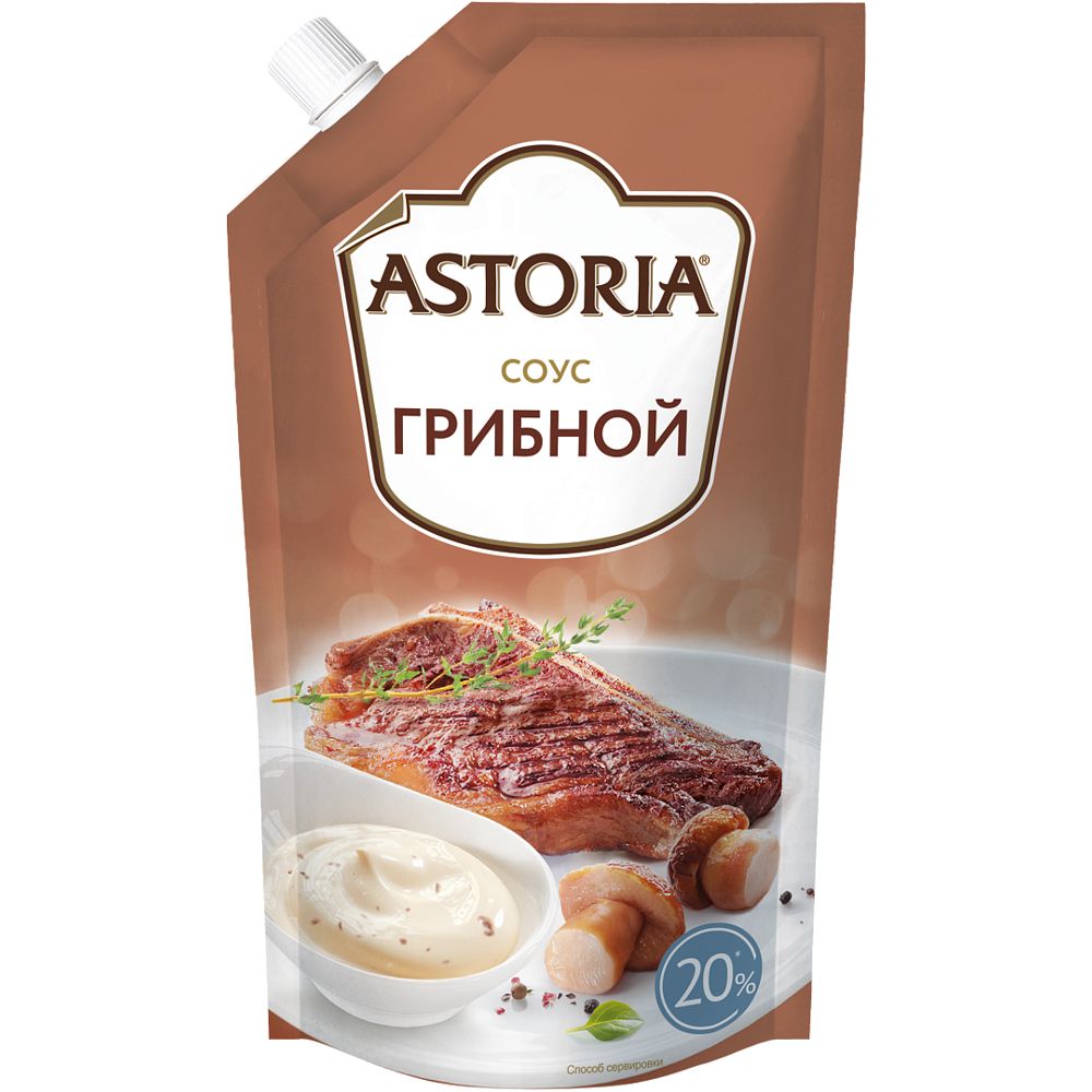 Соус Astoria Грибной 20% майонезный 180г