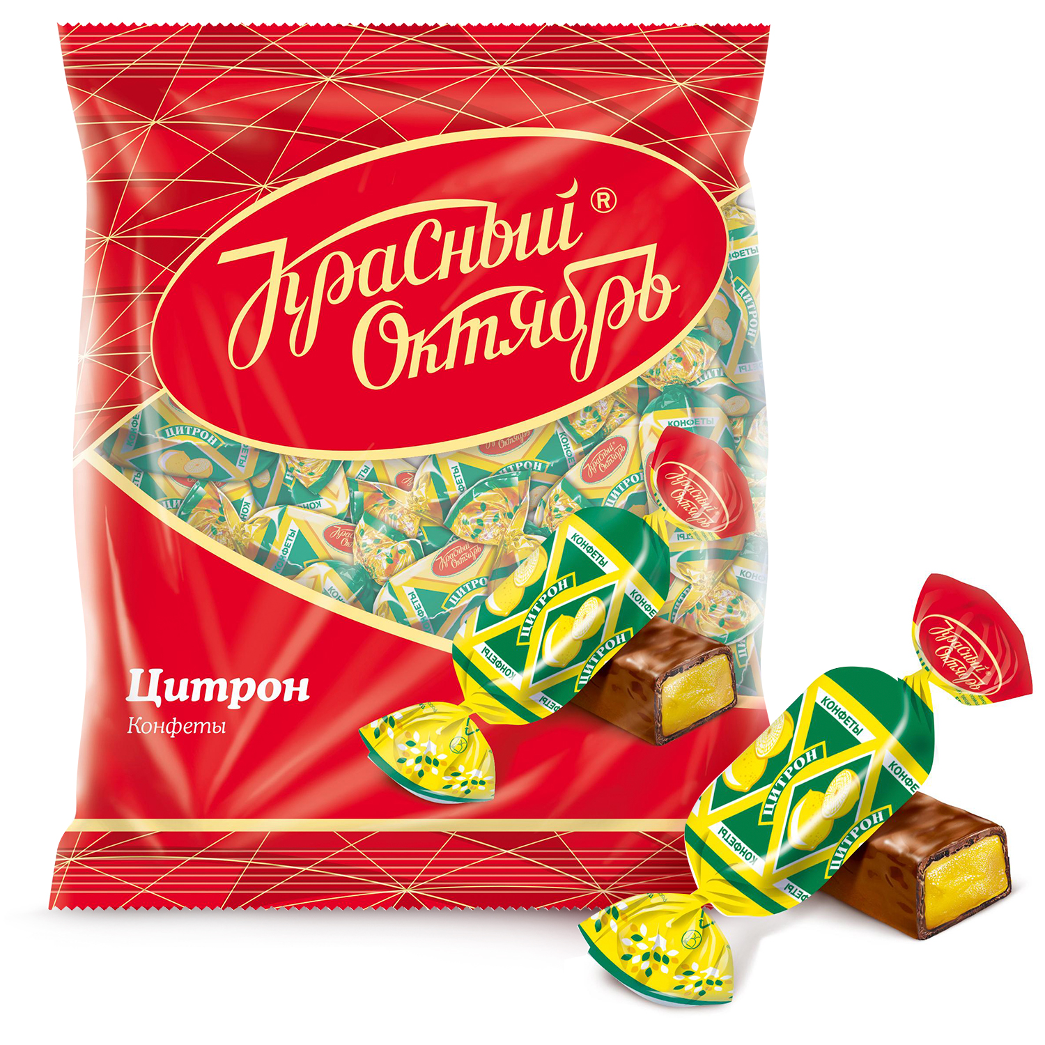 Конфеты Цитрон Красный Октябрь 250г