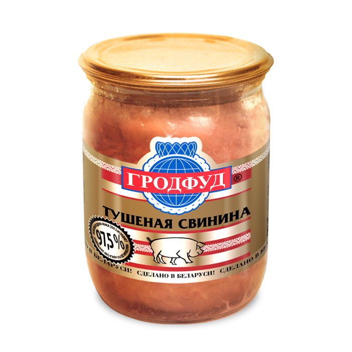 Свинина тушеная ГродФуд 500г