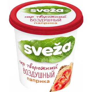 Сыр творожный SVEZA воздушный с паприкой 60% 150г