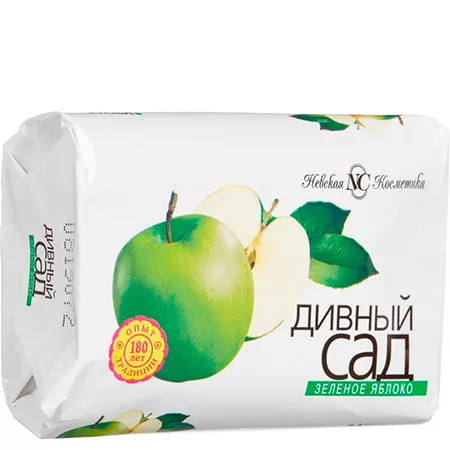 Туалетное мыло Дивный Сад Зеленое Яблоко 90г