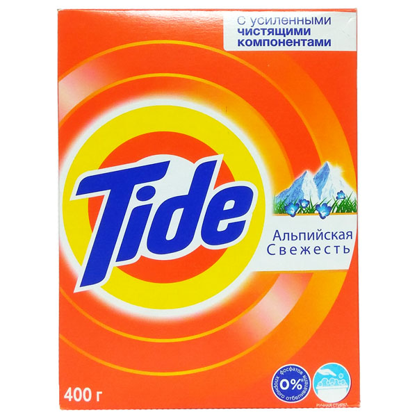 Стиральный порошок Tide Ручная стирка Альпийская свежесть 400г