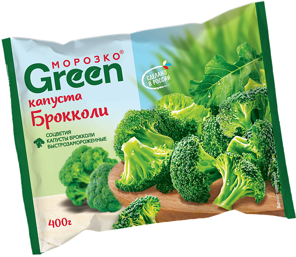 Капуста брокколи Морозко Green 400г
