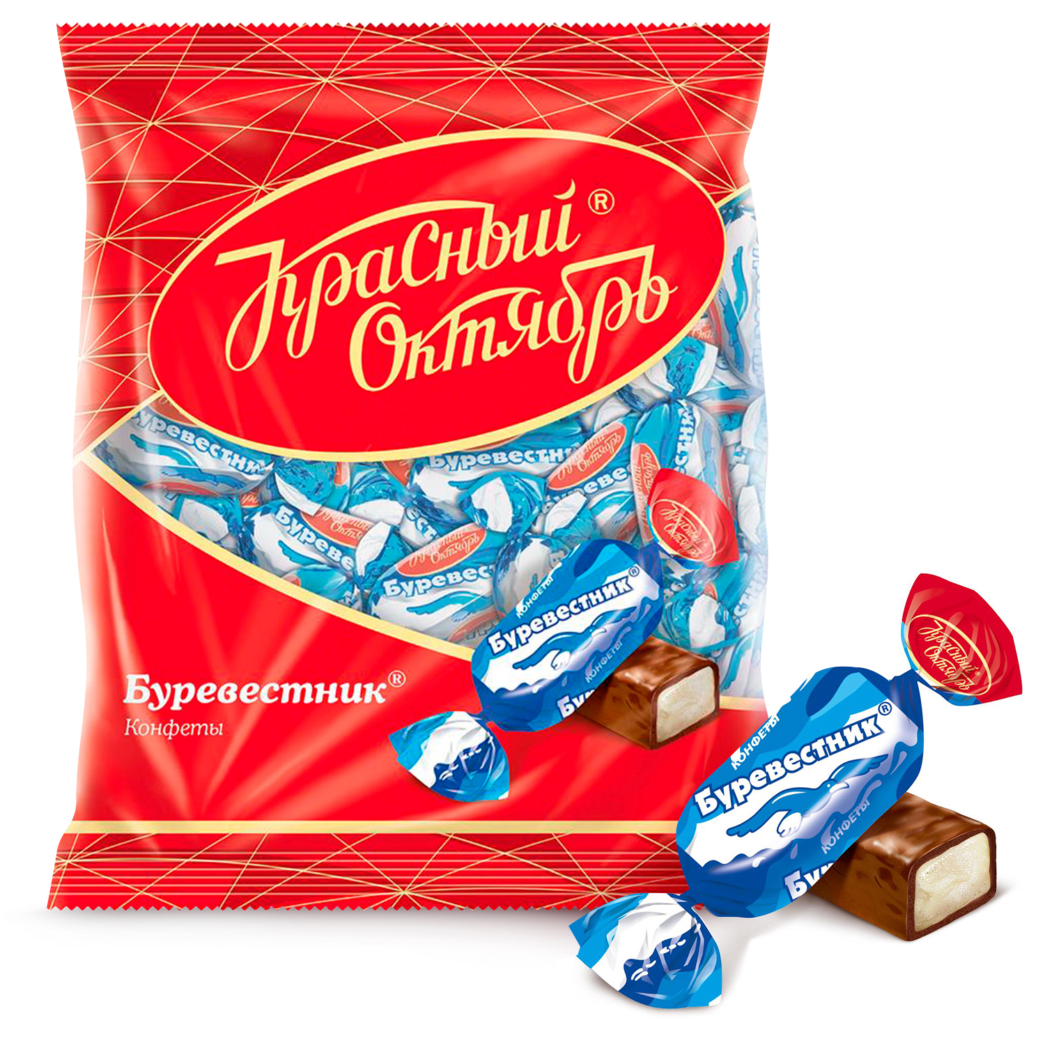 Конфеты Буревестник Красный Октябрь 250г